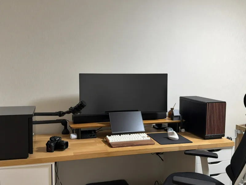 落ち着くPCデスク